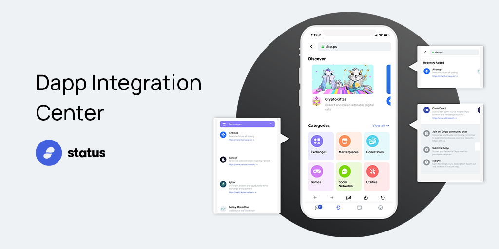 Introducing the Dapp Integration Center – Be one of the first 100 Dapps!
